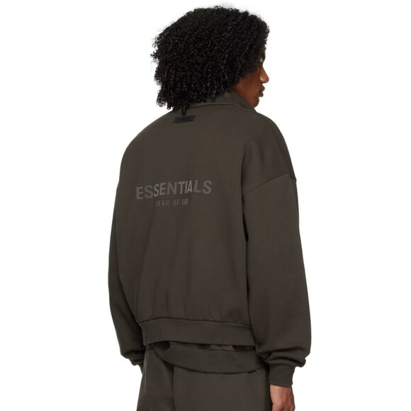 Fear of God ESSENTIALS Gray Full Zip Jacket - Picture 2 of 2